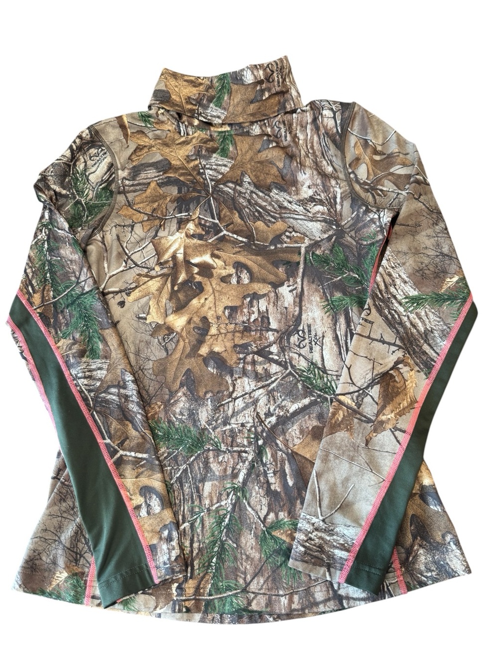 Under Armour  Realtree AP Women Coldgear Infrared Neck Top Size S Hunting  Camo